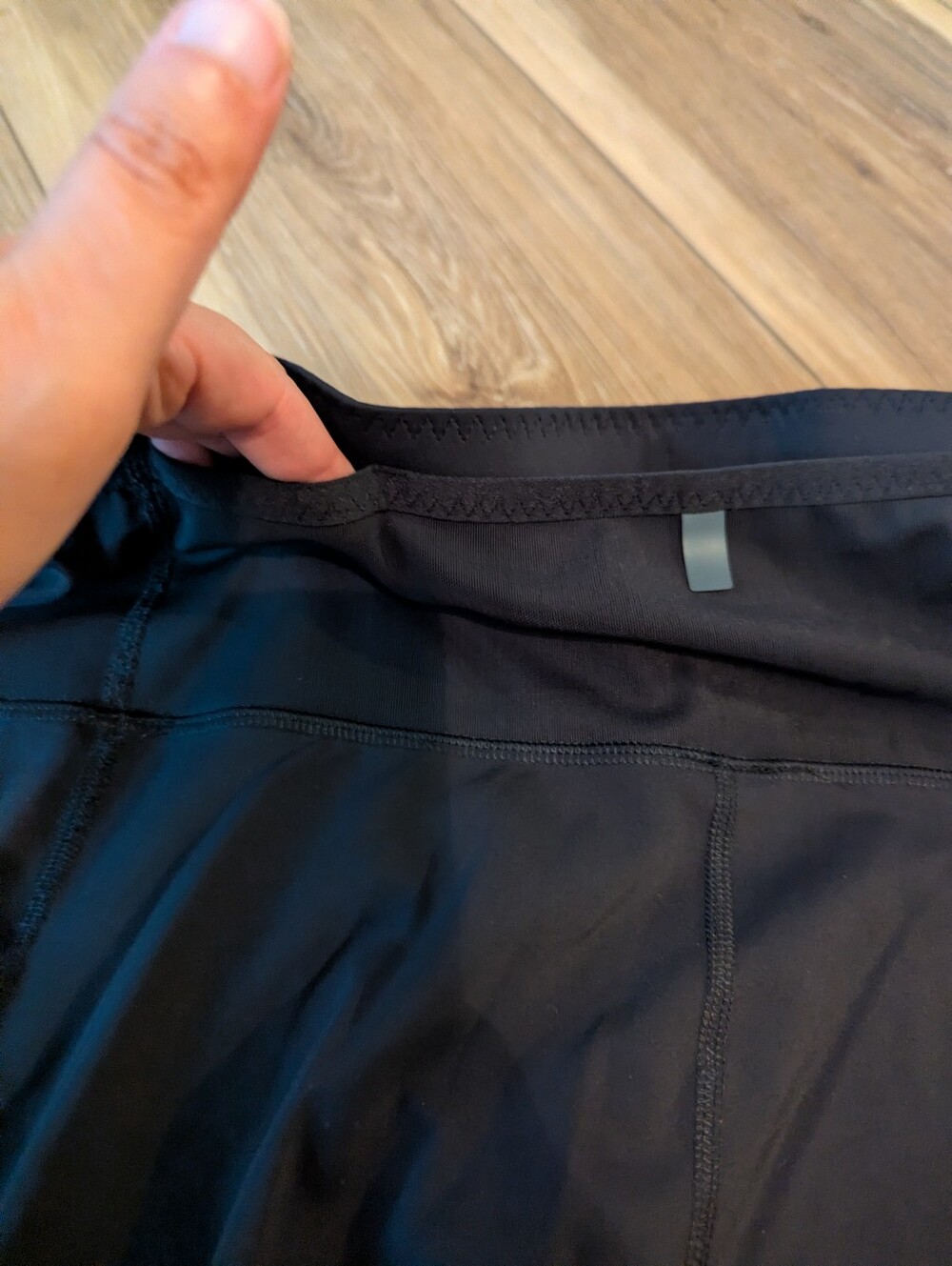 Flipbelt Ouray Compression Black Performance Running Shorts with Storage - Picture 6 of 13